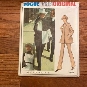 Givenchy Vogue Sewing Pattern